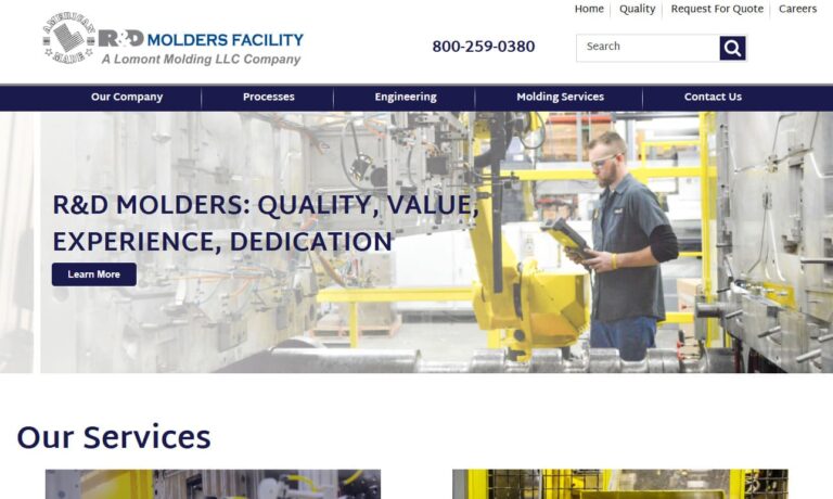 R & D Molders, Inc. A Lomont Molding LLC Company
